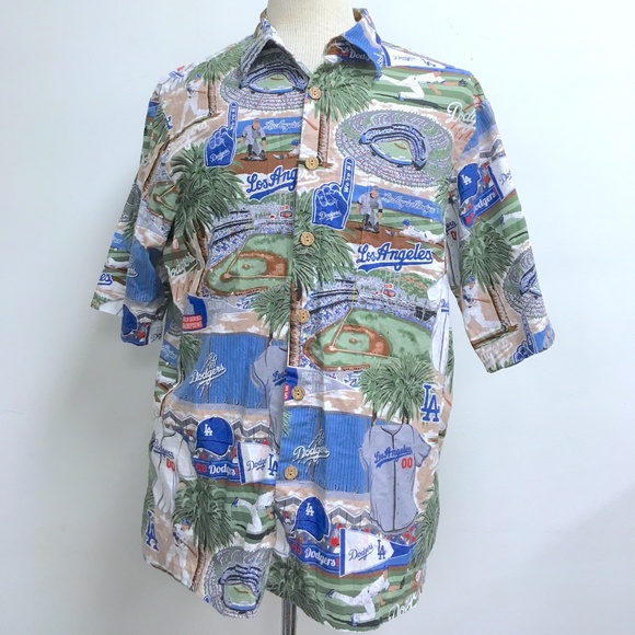 Reyn Spooner L A Dodger Short Sleeve 